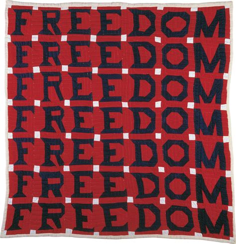 what inspired jessie telfair to make the freedom quilt